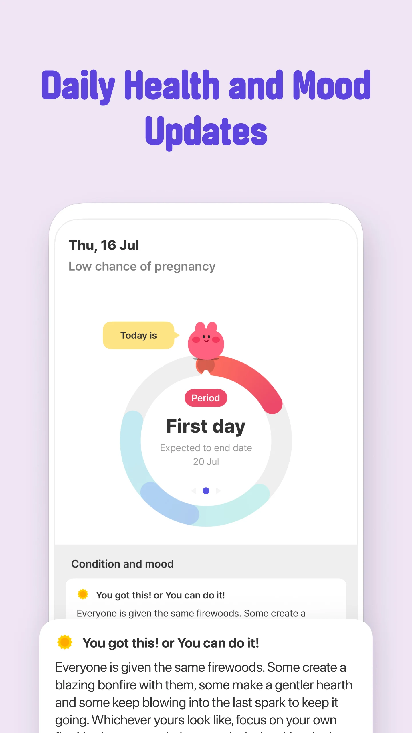 Bom Calendar - Period tracker screenshot