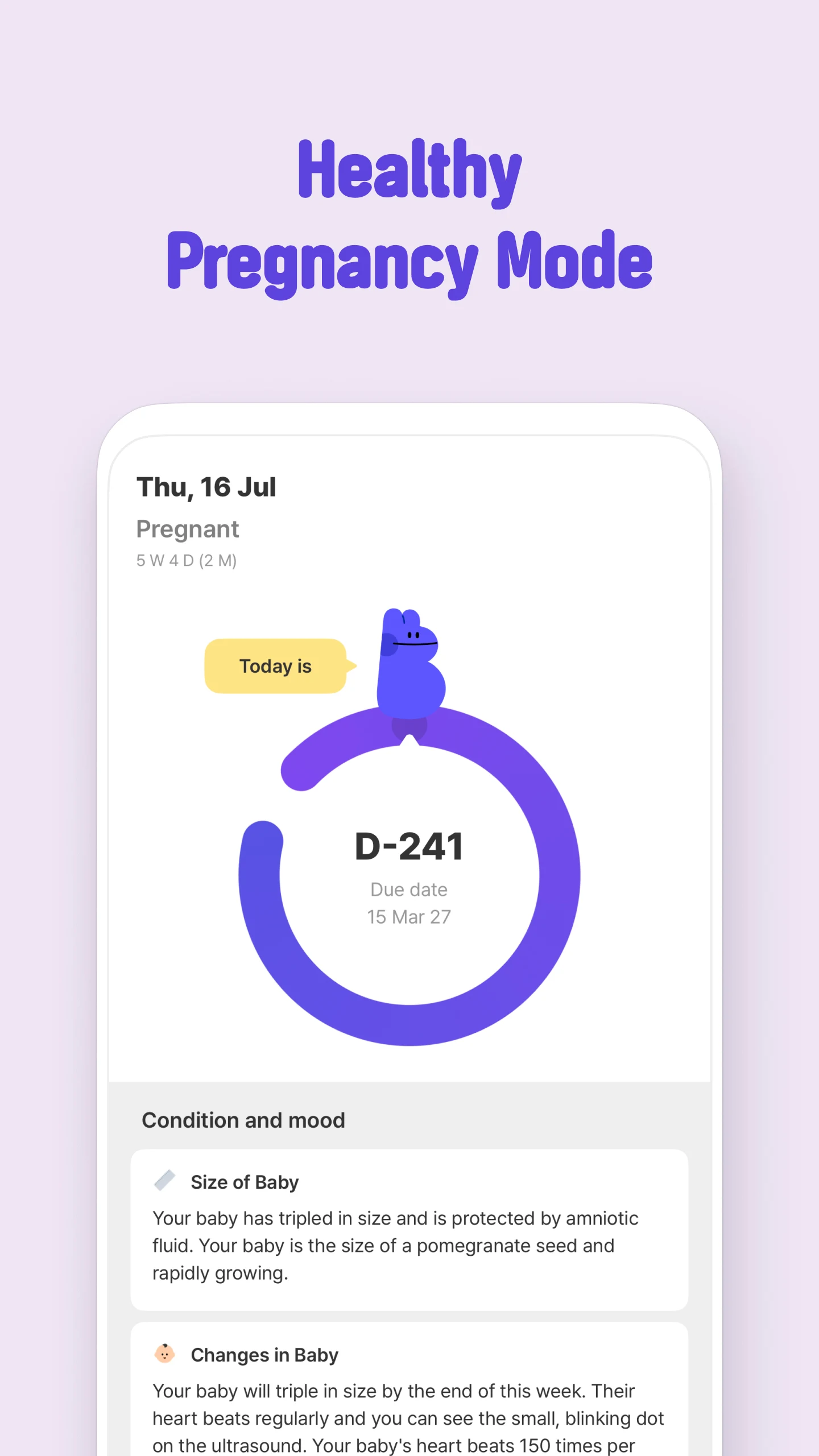 Bom Calendar - Period tracker screenshot